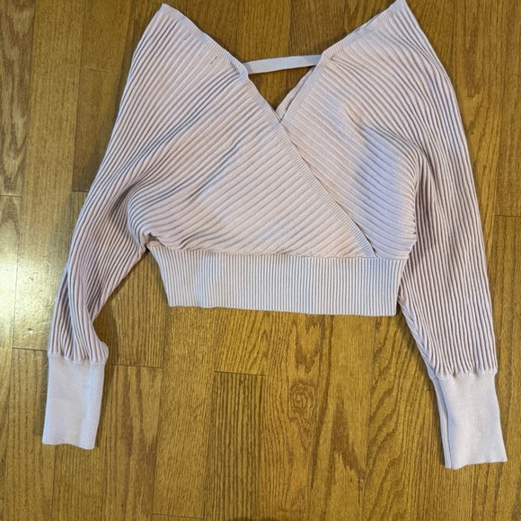 Simplee Pink Knit Top with Skirt Women’s size L - Picture 2 of 10